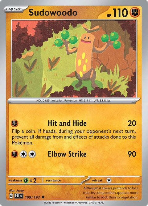 109-sudowoodo