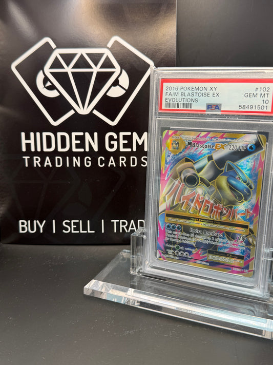 Pokemon: M Blastoise ex | XY Evolutions | 102/108 | PSA 10 |