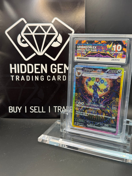 Pokemon: Umbreon ex | Terastal Festival | 217/187 | ACE 10 | Perfect 10 Grades