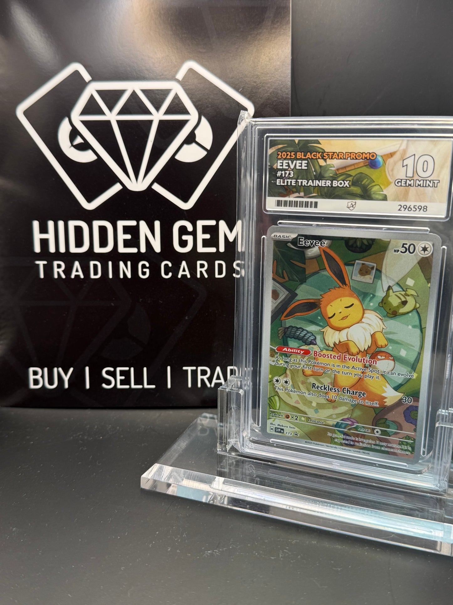Pokemon: Eevee | Prismatic Evolutions ETB Promo | SVP173 | ACE 10 |