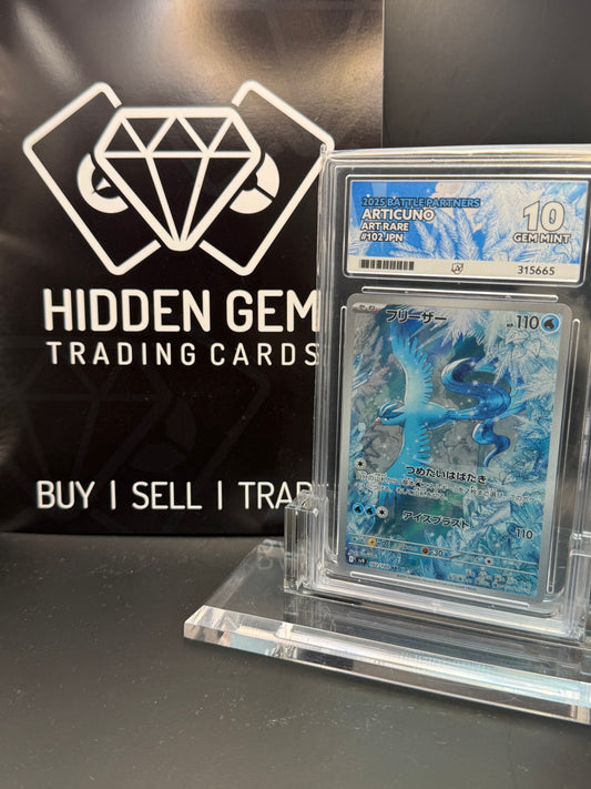 Pokemon: Articuno | Battle Partners | 102/100 | ACE 10 | Perfect 10 Grades