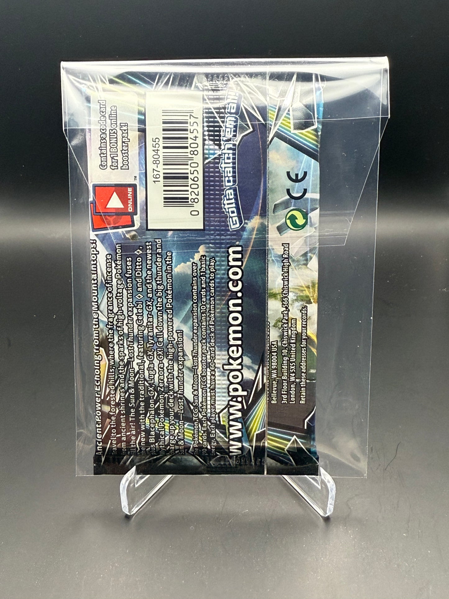Pokemon: Sun and Moon Lost Thunder - Booster Pack Single