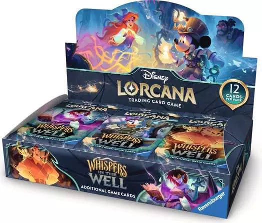 Disney Lorcana Whispers in the Well Booster Display (24 Packs)